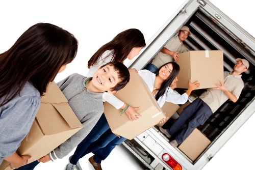 Man with van service helping with a local move in Stratford