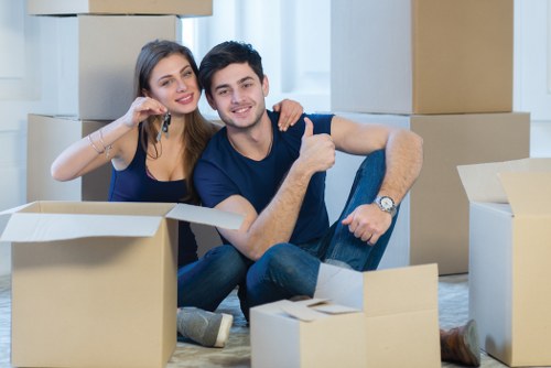 Local removals team helping with a Stratford home move
