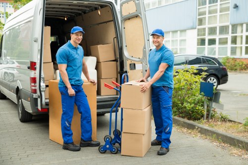 Unpacking services helping a Stratford customer settle into a new home